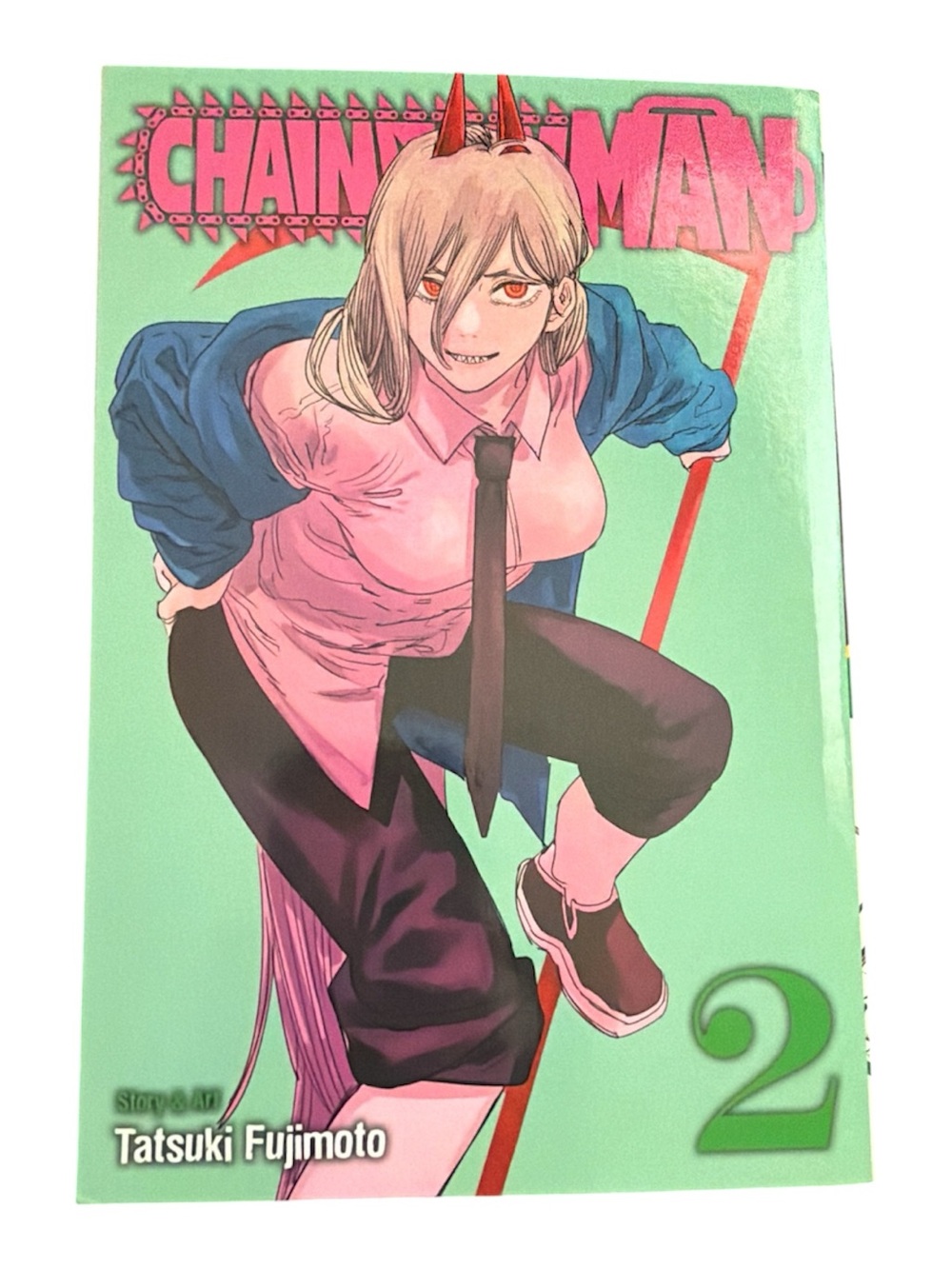 Chainsaw Man Volume 2 Manga by Tatsuki Fujimoto Viz Media Shonen Jump